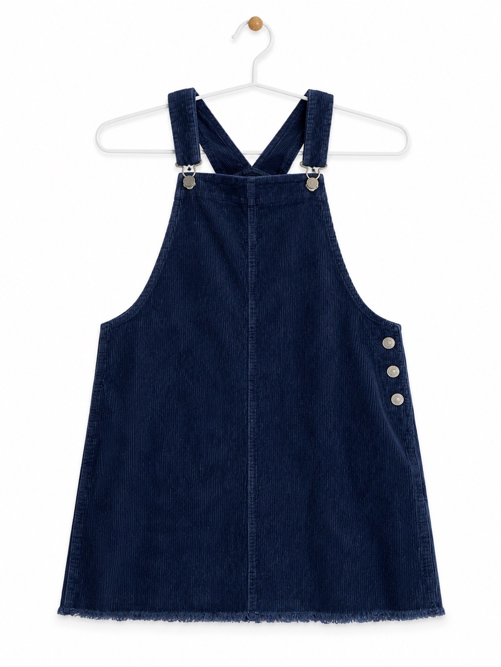 American Eagle Outfitters Navy Corduroy Overall Dress